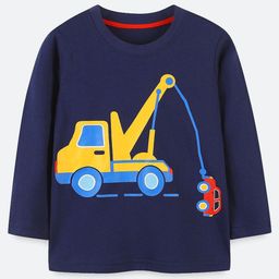 Oh Rare Boys Printed Applique T-shirt-image-77