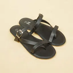 THE MADRAS TRUNK Women Synthetic Open Toe Flats with Bows-6