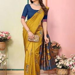 sareyavella Ethnic Motifs Woven Design Banarasi Saree-image-50