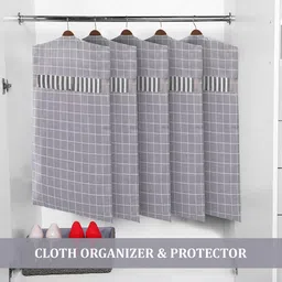 Kuber Industries Grey Set of 6 Regular Multi-Utility Organisers image 2