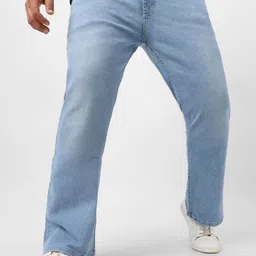 Urbano Plus Men Bootcut Stretchable Jeans-image-56