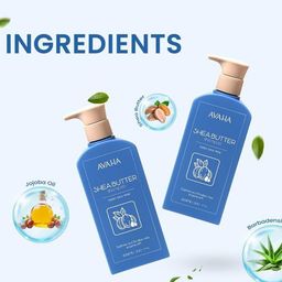 ORANGEWOOD Set Of 2 Shea Butter Shampoo Deeply Nourishes & Moisturizes - 300 ml Each image 4