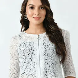 RAYWARE Women Crop Shrug-17