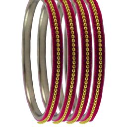 Vidhya Kangan Women Pink Bangle-image-11