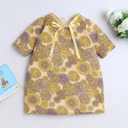 MANY FROCKS & Girls Printed Maxi Nightdress-image-32
