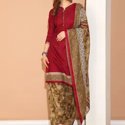 Rajnandini Women Floral Regular Kurta with Salwar & With Dupatta-picture-21