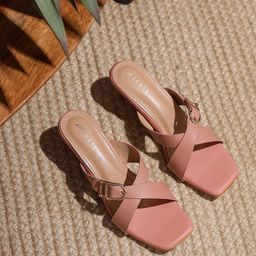 TRASE Kitten Heel Sandals-20