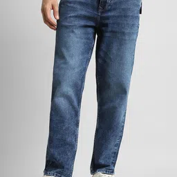 SIMON CARTER LONDON Men Classic Light Fade Mid-Rise Jeans-image-3