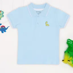 Pantaloons Baby Boys Polo Collar Applique T-shirt-17