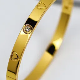 Lady Raiment Stainless Steel Women Gold-Plated Bracelet-17