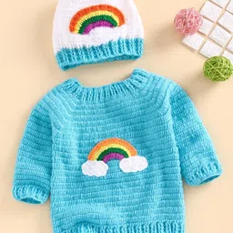 USHA ENTERPRISES Unisex Kids Woollen Pullover withCap-picture-33