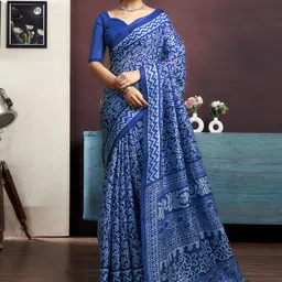 KALINI Batik Printed Saree-image-98