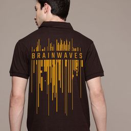 Moda Rapido Men Typography Printed Polo Collar Pockets T-shirt-image-95
