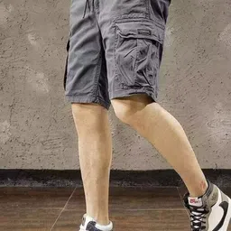 StyleCast Men Regular Fit Cotton Cargo Shorts-picture-38