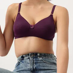 FiveFlag Full Coverage Lightly Padded Seamless Push-Up Bra image 5
