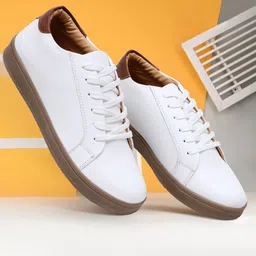 Stylwin Men Solid Synthetic Leather Regular Sneakers-57