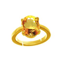 RRVGEM Unheated 9.25 Ratti to 10.25 Ratti Citrine Sunela Ring-image-81