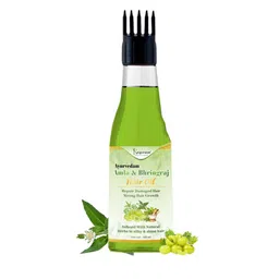 KEYOZA Ayurvedam Amla & Alovera Hair Oil For Silky And Shiny Hair - 100 ml-image-15