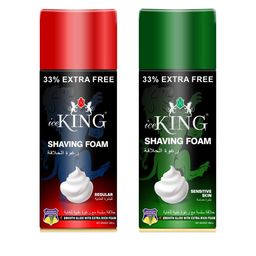 VETONI Men Set Of 2 Ice King Shaving Foam- 400 g Each-18