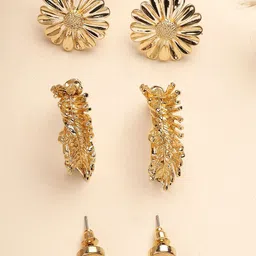 Bohey by KARATCART Contemporary Studs Earrings-26