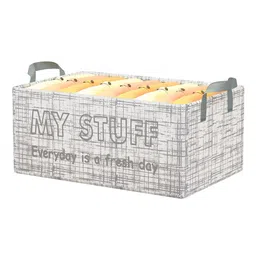 Kuber Industries Grey 8 Pieces Printed Foldable Drawer Organisers image 2