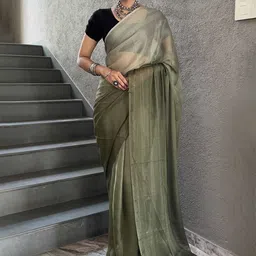 KALINI Striped Pure Chiffon Ready to Wear Jamdani Saree-image-66