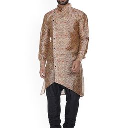 VEERA PARIDHAAN Men Printed Regular Kurta with Churidar-image-90