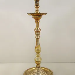 Exotic India Textured Peacock Pooja Diya-image-96