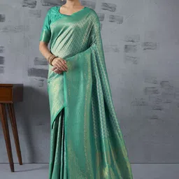 Anouk Woven Design Zari Art Silk Banarasi Saree-picture-58