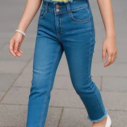 Iconic me Girls Blue Jeans-image-74