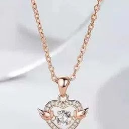Wynona Rose Gold-Plated Heart Shaped Pendants With Chains-40