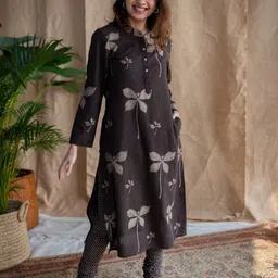 THE INDIAN ETHNIC CO Printed Block Print Dupatta image 4