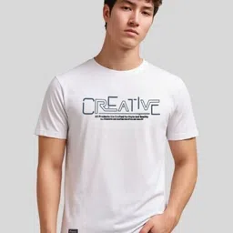 SUN 'N' SUMMER Typography Printed Round Neck Tshirt-image-127