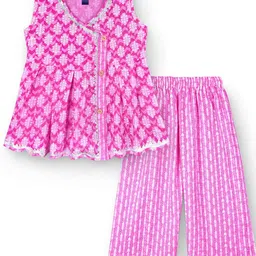BAESD Girls Printed Tunic with Trousers-picture-13