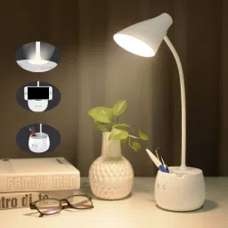 Touch LED Desk Lamp, Rechargeable Study Lamp with Stationary and Phone Holder, Study Lamp-15