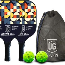 2 Picklebal Paddle Free 1 Bag&2 Ball|Comfort Grip|Honeycombcore|12mm Fiber Glass Pickleball Ball-image-54