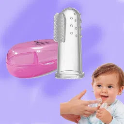 VM SHOPPING MALL Multifunctional Finger toothbrush with Soft Bristles and Case Ultra Soft Toothbrush-image-59