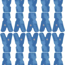 20 Pcs Clothes Hanger Hanging Hooks Grip Clothes Clips Plastic Cloth Clips-14