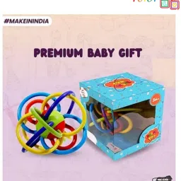 yuiop - Looptitoy Tube Teether Toy - Soft & elastic texture - Easy grip - Baby Safe Teether image 4