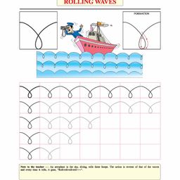dreamland publications Dreamland Lines and Curves Pattern Writing Book 1 image 5