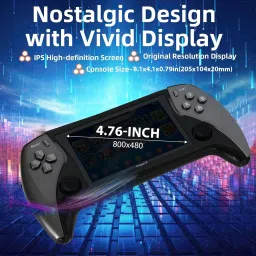 Playtastic Protect X Pro Handheld Retro Game Console Linux System 64 GB with 20+ Emulator 64G TF Card, 15000+ game, Portable Retro Game Console image 4