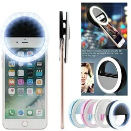 Growing fashion Portable LED Ring Selfie Light for All Smartphones, Tablets Enhancing Ring Light with 3 Level of Brightness for Photography Video Calling (Smart Phones Laptop Tablet) 36 LED Ring Flash-26
