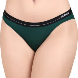 Women Bikini Green Panty-0