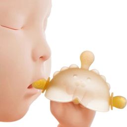 Baby Silicone Teether Pacifier – Food-Grade Soft Soothing Toy for Teething - Silicone-image-48