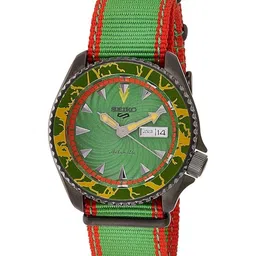 SEIKO Men Printed Dial & Stainless Steel Straps Analogue Automatic Watch SRPF23K1-image-30