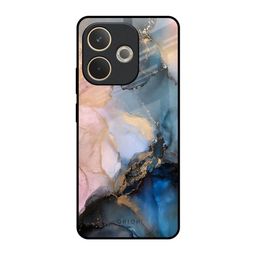 QRIOH Unisex Oppo A5 Pro 5G Abstract Shockproof Glass Back Case-image-88