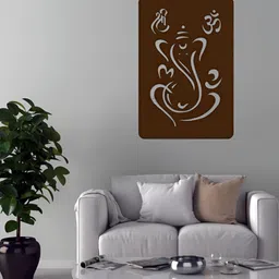 DEKORSTATION Brown Wood Contemporary Rectangle Shaped Wall Lamp-image-30