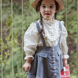 LULU & SKY Pinafore Dress-image-65