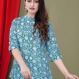 GUDWEARS Women Floral Printed Shirt Style Top-image-69