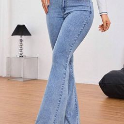 Stylecast X Kotty Women Bootilicious Bootcut High-Rise Stretchable Cotton Jeans-picture-1